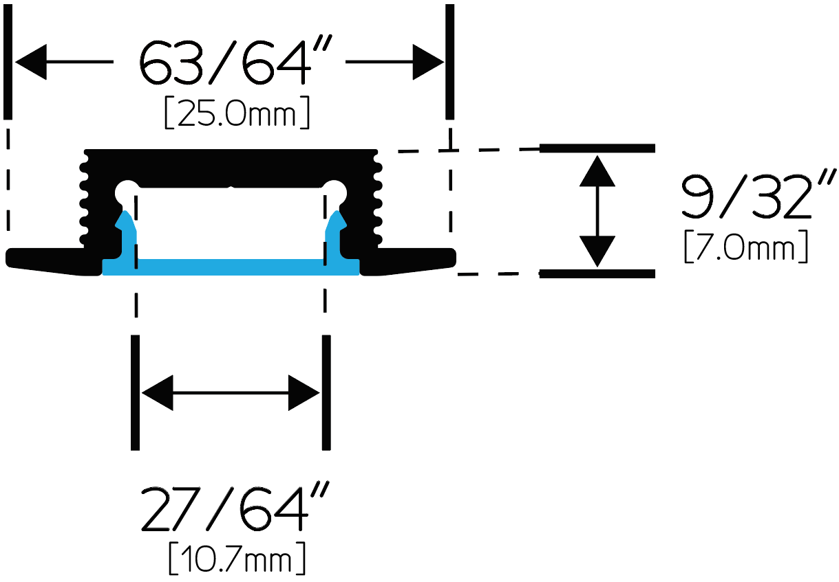 LE2507 dimension diagram