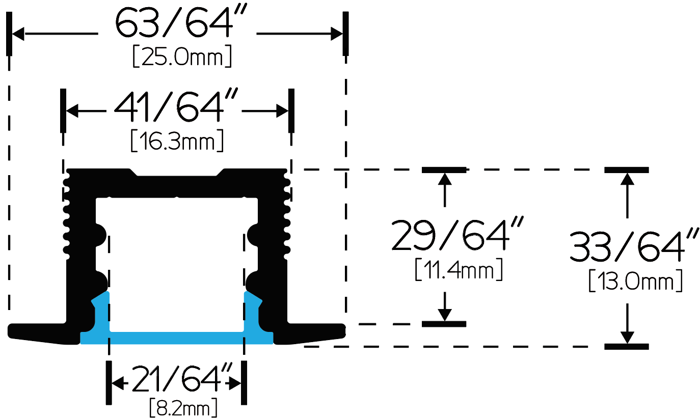 LE2513 dimension diagram