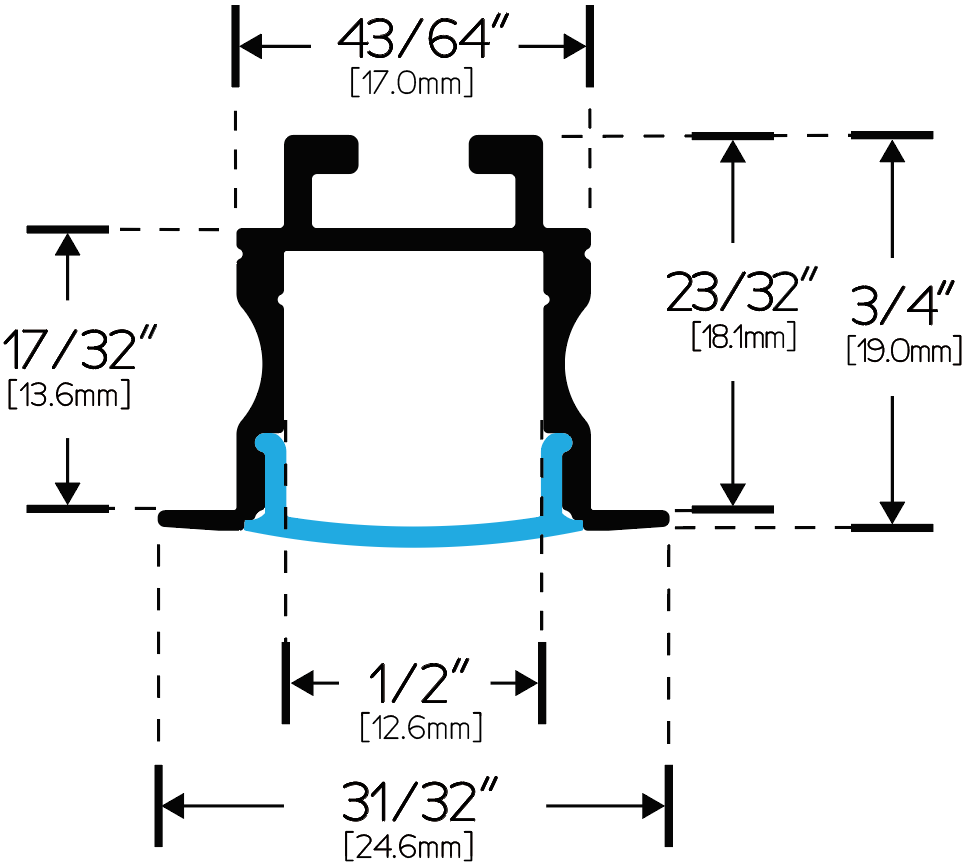 LE2519 dimension diagram