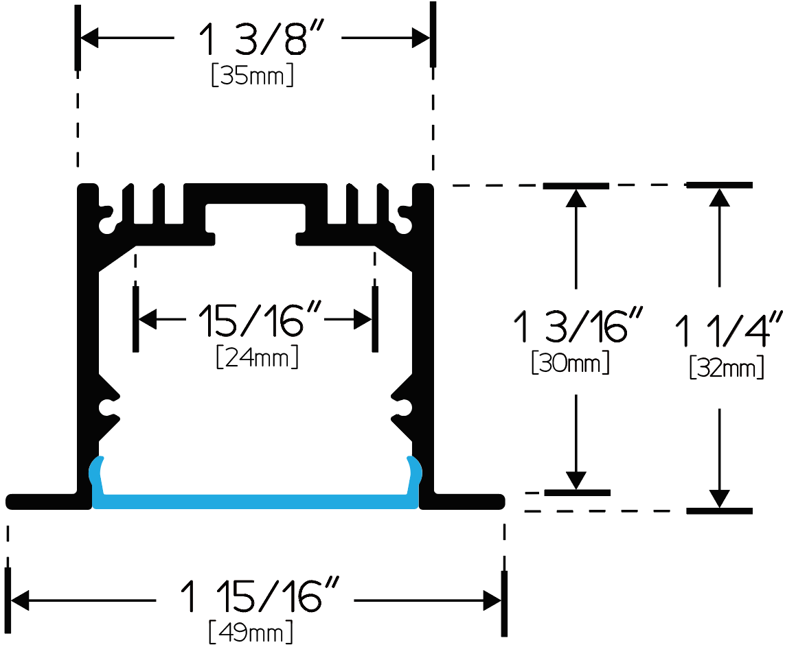 LE4932 dimension diagram