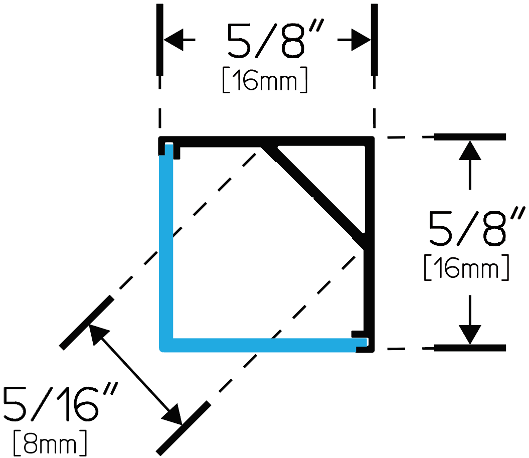 LG1616K dimension diagram