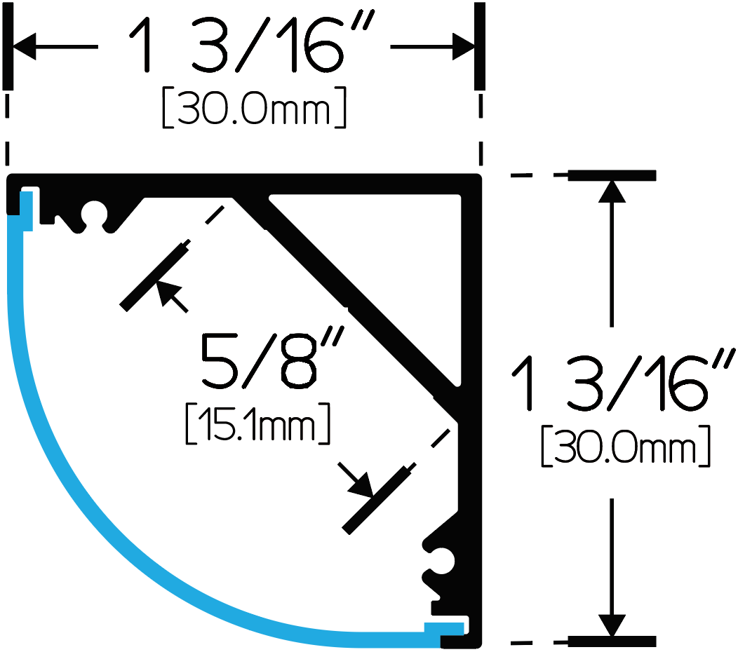 LG3030C dimension diagram