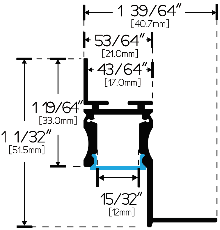LH4152 dimension diagram