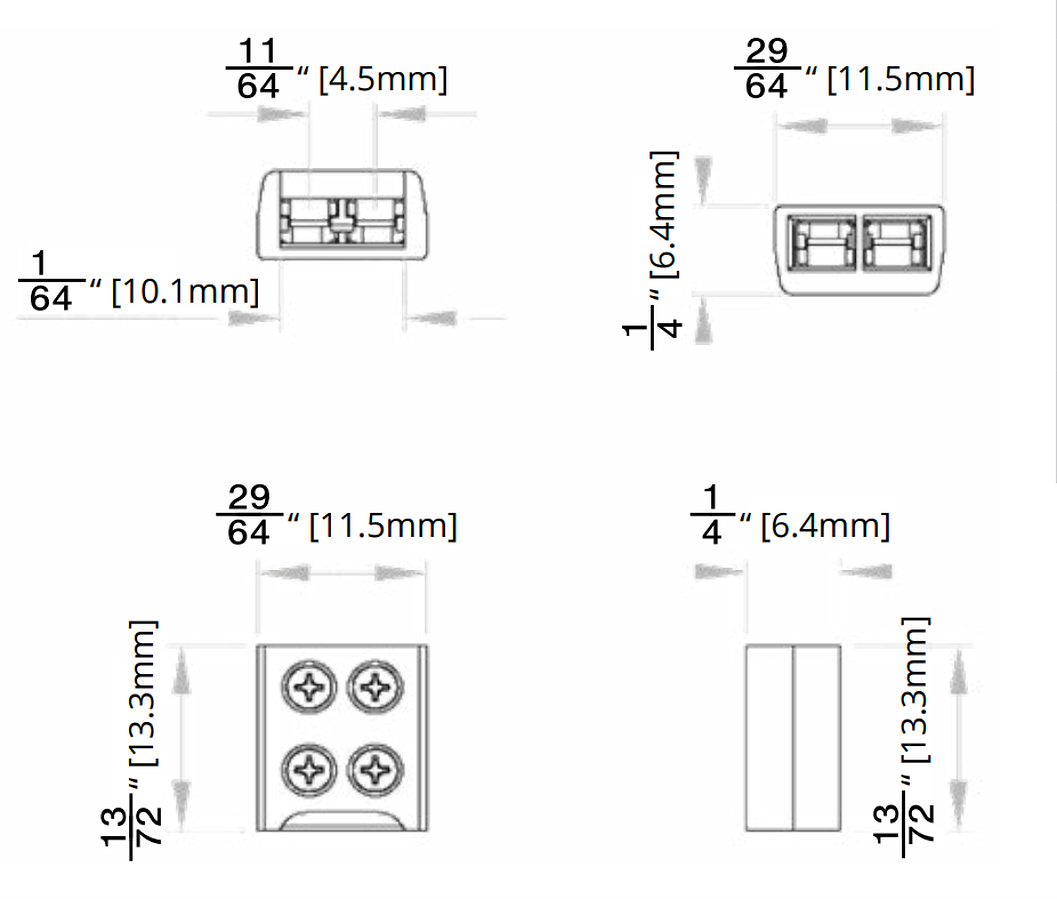TC-LC04 dimension diagram